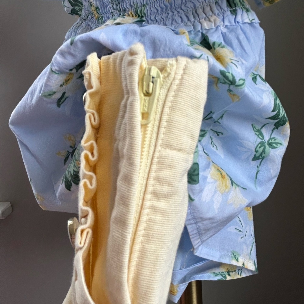 Janie & Jack Blue and Yellow Floral Set - Picture 3 of 3